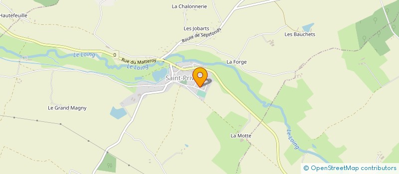 localisation de l'entreprise SOCIETE CIVILE IMMOBILIERE ROMANA  SAINT-PRIVE