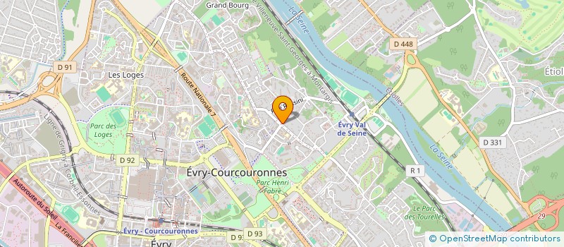 localisation de l'entreprise SOCIETE CIVILE IMMOBILIERE RONALT à EVRY-COURCOURONNES