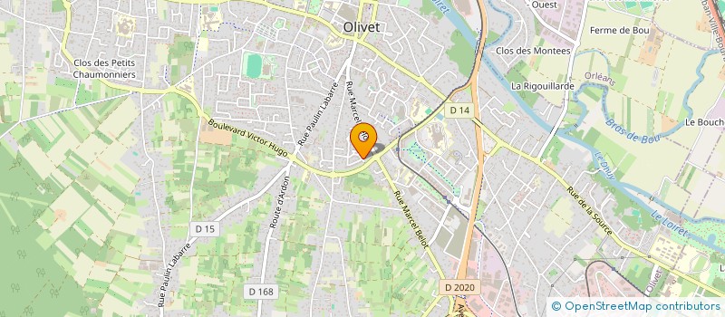 localisation de l'entreprise SOCIETE CIVILE IMMOBILIERE RONCHOND  OLIVET