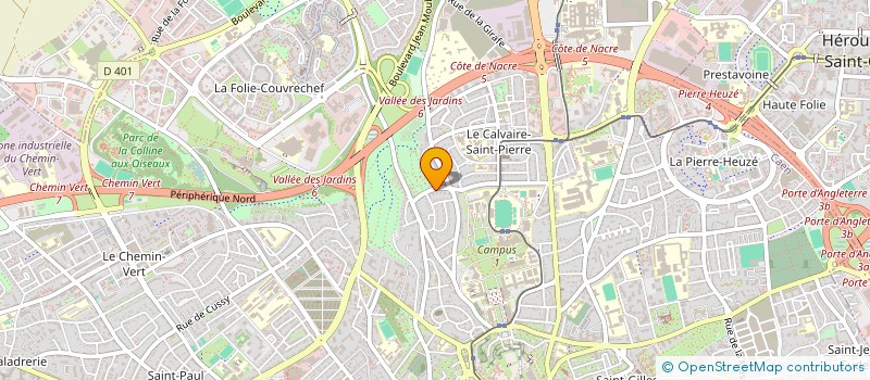 localisation de l'entreprise SOCIETE CIVILE IMMOBILIERE RONNIE à CAEN