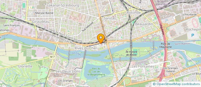 localisation de l'entreprise SOCIETE CIVILE IMMOBILIERE ROPHILOU  TOURS