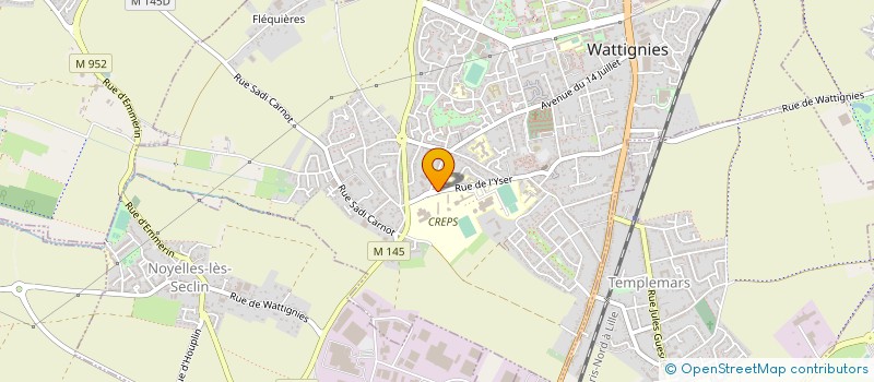 localisation de l'entreprise SOCIETE CIVILE IMMOBILIERE ROSIS  WATTIGNIES