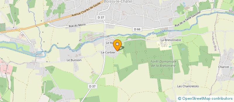 localisation de l'entreprise SOCIETE CIVILE IMMOBILIERE ROUABLE  CHAILLY-EN-BRIE