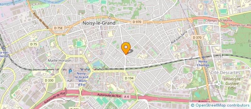 localisation de l'entreprise SOCIETE CIVILE IMMOBILIERE ROUGET DE L'ISLE à NOISY-LE-GRAND