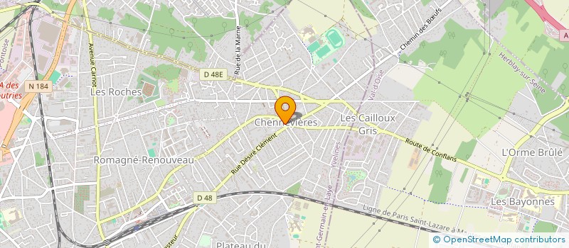 localisation de l'entreprise SOCIETE CIVILE IMMOBILIERE ROUSSEAU AUDREY  CONFLANS SAINTE HONORINE