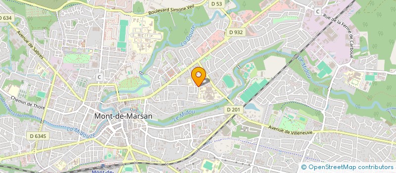localisation de l'entreprise SOCIETE CIVILE IMMOBILIERE ROYHOME à MONT-DE-MARSAN