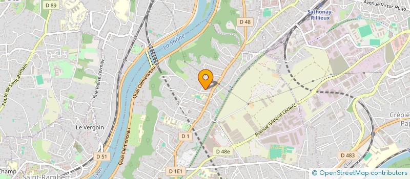 localisation de l'entreprise SOCIETE CIVILE IMMOBILIERE RUBY  CALUIRE-ET-CUIRE