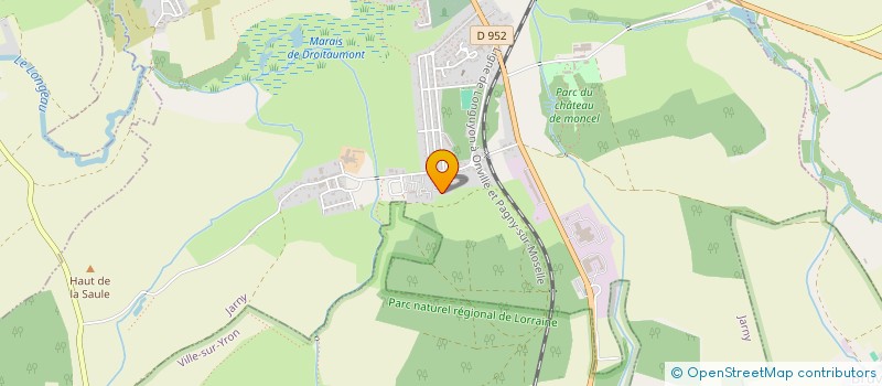 localisation de l'entreprise SOCIETE CIVILE IMMOBILIERE RUE DES ECOLES  JARNY