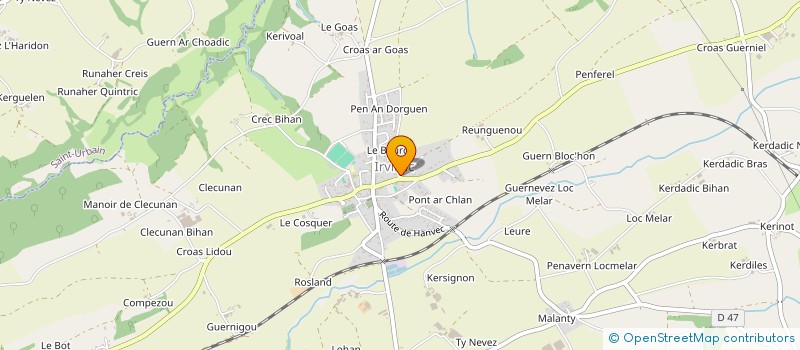 localisation de l'entreprise SOCIETE CIVILE IMMOBILIERE RUE DU MOULIN  IRVILLAC