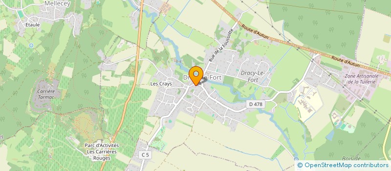 localisation de l'entreprise SOCIETE CIVILE IMMOBILIERE RUE DUCLAUX  GIVRY