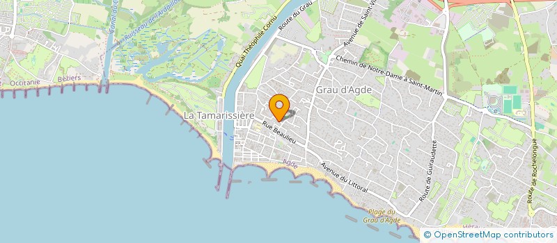 localisation de l'entreprise SOCIETE CIVILE IMMOBILIERE RUNI à AGDE