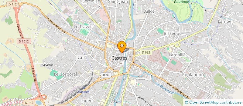 localisation de l'entreprise SOCIETE CIVILE IMMOBILIERE RYS  CASTRES