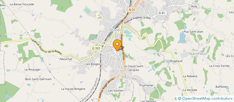 localisation de l'entreprise SOCIETE CIVILE IMMOBILIERE S.A.M.A.  THIVIERS