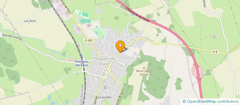 localisation de l'entreprise SOCIETE CIVILE IMMOBILIERE S C M  POUGUES-LES-EAUX