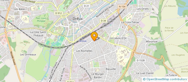 localisation de l'entreprise SOCIETE CIVILE IMMOBILIERE S LINE à DREUX