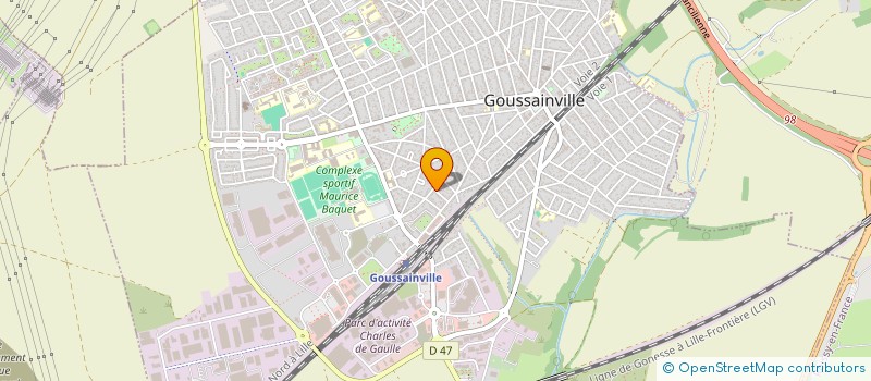 localisation de l'entreprise SOCIETE CIVILE IMMOBILIERE S-M-M à GOUSSAINVILLE