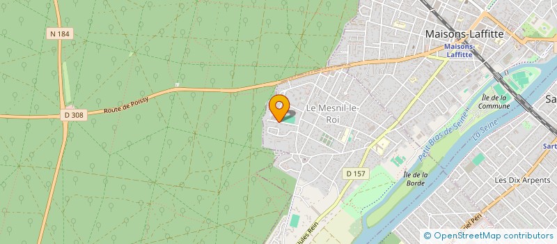 localisation de l'entreprise SOCIETE CIVILE IMMOBILIERE SABLONS AND CO  LE MESNIL-LE-ROI