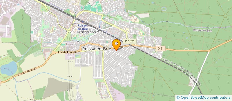 localisation de l'entreprise SOCIETE CIVILE IMMOBILIERE SABUGAL  ROISSY-EN-BRIE