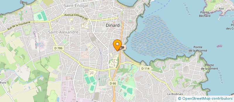 localisation de l'entreprise SOCIETE CIVILE IMMOBILIERE SAFARID.63  DINARD