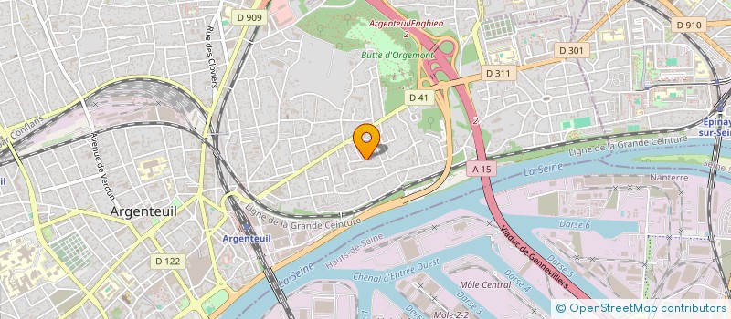 localisation de l'entreprise SOCIETE CIVILE IMMOBILIERE SAGIT  ARGENTEUIL