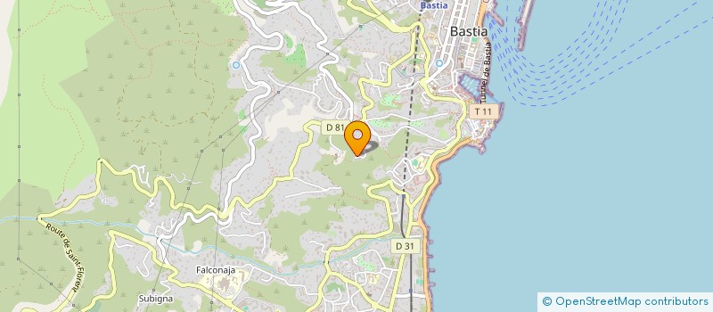 localisation de l'entreprise SOCIETE CIVILE IMMOBILIERE SAGUENAY à BASTIA