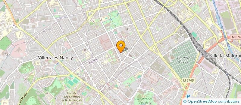 localisation de l'entreprise SOCIETE CIVILE IMMOBILIERE SAINT BALMONT 1 ET PAR ABREVIATION SCI SAINT BALMONT 1  NANCY