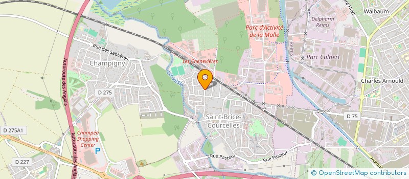 localisation de l'entreprise SOCIETE CIVILE IMMOBILIERE SAINT BRICE  SAINT-BRICE-COURCELLES