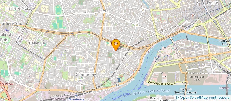 localisation de l'entreprise SOCIETE CIVILE IMMOBILIERE SAINT FELIX à NANTES