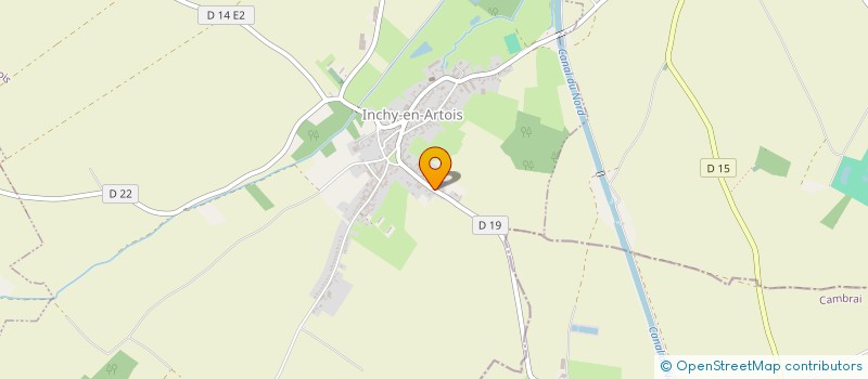 localisation de l'entreprise SOCIETE CIVILE IMMOBILIERE SAINT GERVAIS  INCHY-EN-ARTOIS