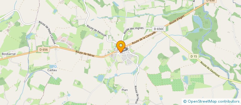 localisation de l'entreprise SOCIETE CIVILE IMMOBILIERE SAINT HUBERT  CALIGNAC