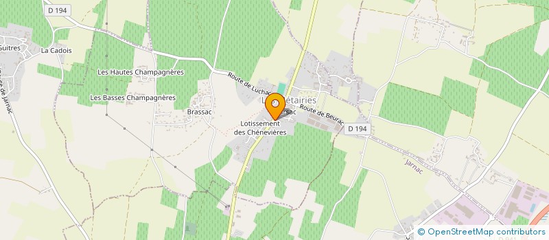 localisation de l'entreprise SOCIETE CIVILE IMMOBILIERE SAINT-JACQUES  CHASSORS