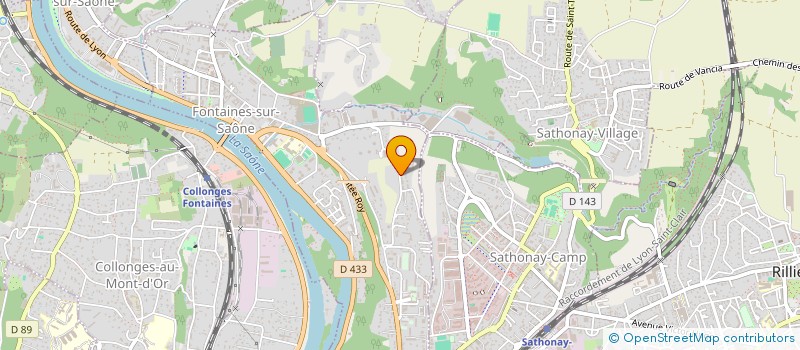 localisation de l'entreprise SOCIETE CIVILE IMMOBILIERE SAINT JOSEPH DE MONTGAY  FONTAINES-SUR-SAONE