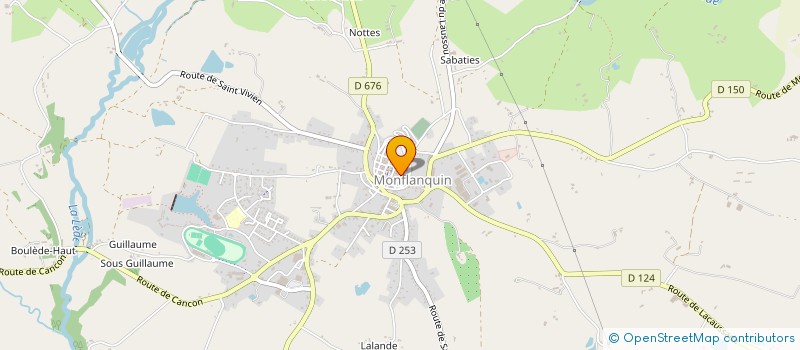 localisation de l'entreprise SOCIETE CIVILE IMMOBILIERE SAINT-NICOLAS  MONFLANQUIN