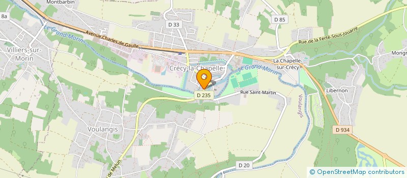 localisation de l'entreprise SOCIETE CIVILE IMMOBILIERE SAINT-NICOLAS  CRECY-LA-CHAPELLE