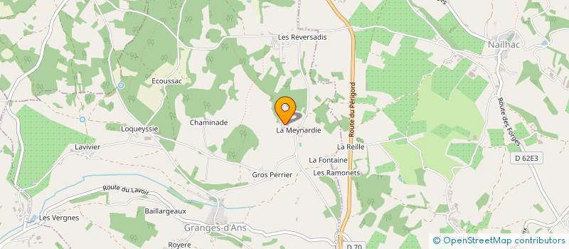 localisation de l'entreprise SOCIETE CIVILE IMMOBILIERE SAINT PATERNE 24  HAUTEFORT