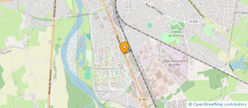 localisation de l'entreprise SOCIETE CIVILE IMMOBILIERE SAINT-RAPHAEL à MOULINS