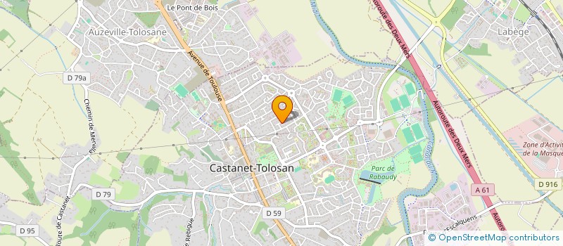 localisation de l'entreprise SOCIETE CIVILE IMMOBILIERE SAINT SYLVE ET PAR ABREVIATION SCI SAINT SYLVE à CASTANET-TOLOSAN