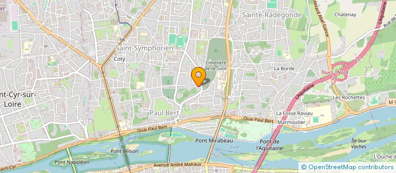 localisation de l'entreprise SOCIETE CIVILE IMMOBILIERE SAINT SYMPHORIEN  TOURS