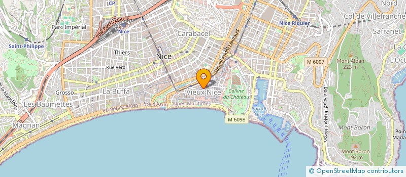 localisation de l'entreprise SOCIETE CIVILE IMMOBILIERE SAINT VINCENT  NICE