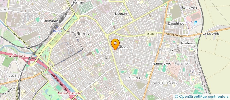 localisation de l'entreprise SOCIETE CIVILE IMMOBILIERE SAINTE ANNE  REIMS