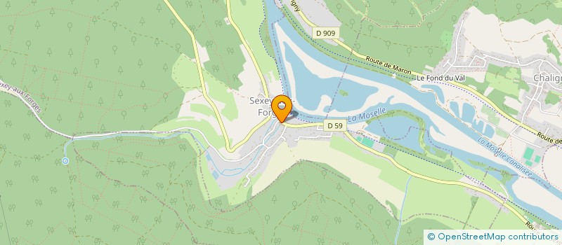 localisation de l'entreprise SOCIETE CIVILE IMMOBILIERE SAINTE ANNE  SEXEY-AUX-FORGES