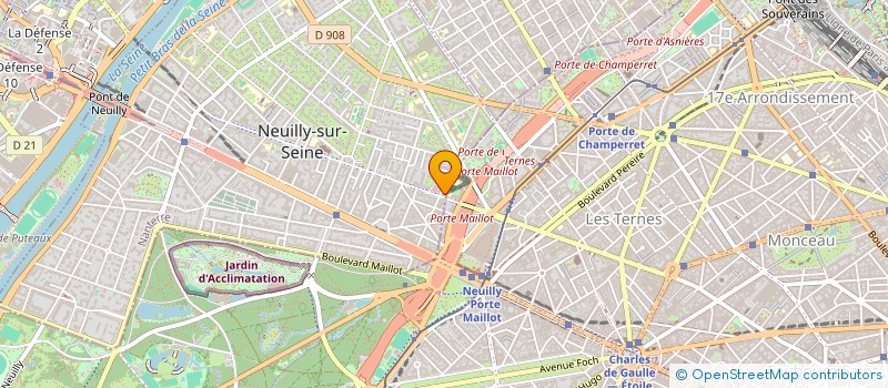 localisation de l'entreprise SOCIETE CIVILE IMMOBILIERE SAINTE CROIX DE NEUILLY à NEUILLY-SUR-SEINE