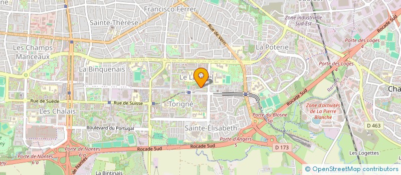 localisation de l'entreprise SOCIETE CIVILE IMMOBILIERE SAINTE ELISABETH à RENNES