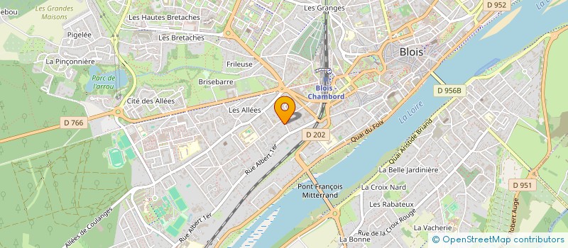 localisation de l'entreprise SOCIETE CIVILE IMMOBILIERE SAINTE JEANNE  BLOIS