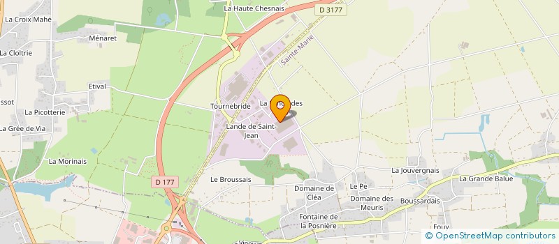 localisation de l'entreprise SOCIETE CIVILE IMMOBILIERE SAINTE MARIE 35 à SAINTE-MARIE