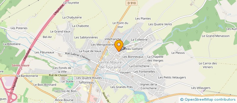 localisation de l'entreprise SOCIETE CIVILE IMMOBILIERE SAINTE MAURIENNE  SAINTE-MAURE-DE-TOURAINE