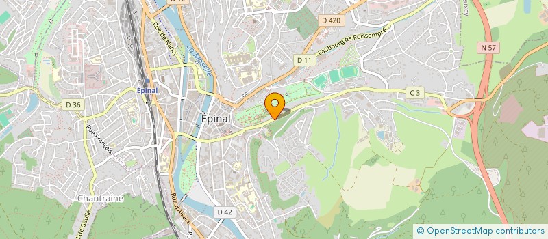 localisation de l'entreprise SOCIETE CIVILE IMMOBILIERE SAKANA à EPINAL