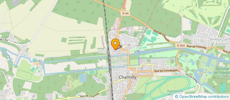 localisation de l'entreprise SOCIETE CIVILE IMMOBILIERE SALANDRE  CHANTILLY