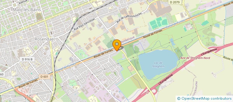 localisation de l'entreprise SOCIETE CIVILE IMMOBILIERE SALENGRO  TETEGHEM-COUDEKERQUE-VILLAGE