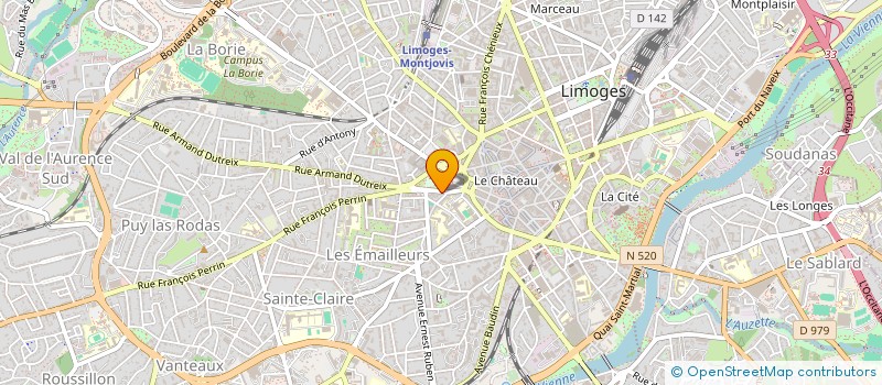 localisation de l'entreprise SOCIETE CIVILE IMMOBILIERE SALESSE à LIMOGES